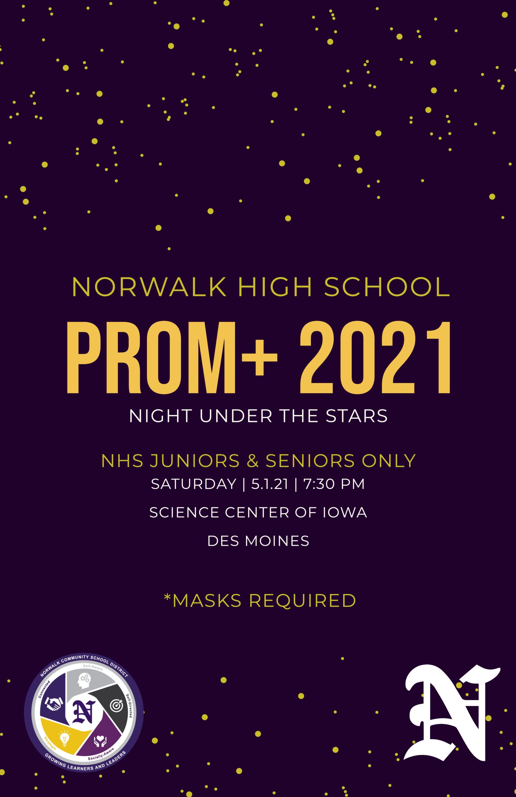 NHS Prom 2021 Update Norwalk Community School District