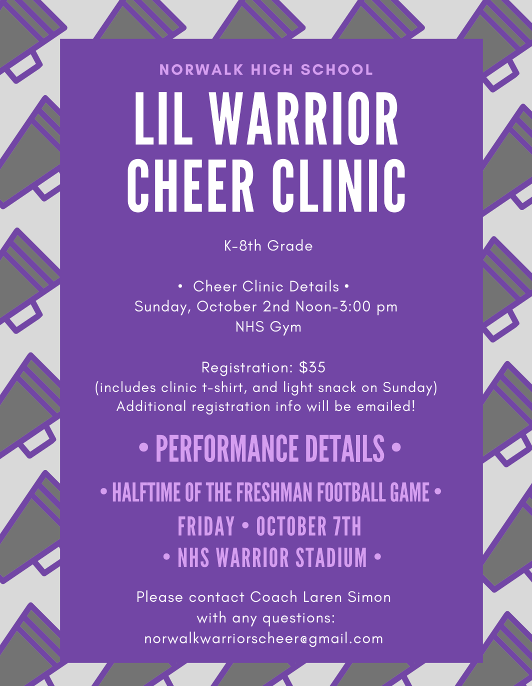 2022 Junior Cheer Clinic and performance